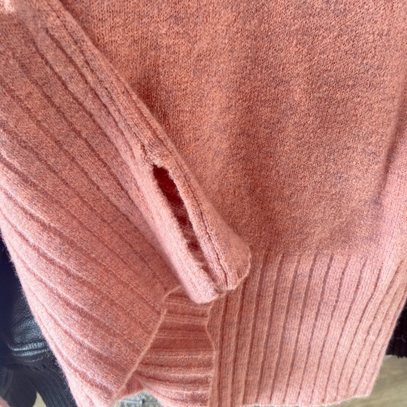 XS 🔖 MADEWELL Inland Turtleneck Sweater NWT Pink Rose - Picture 10 of 11
